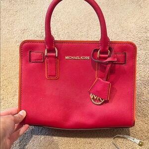 Michael Kors Cherry Red Satchel
